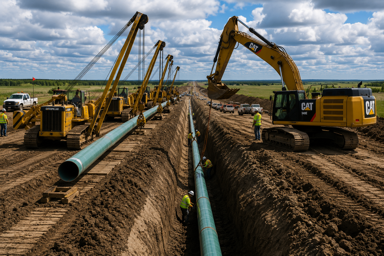 Pipeline project site